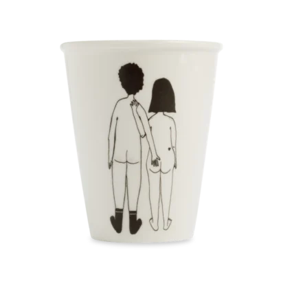 Tasse Naked Couple Back