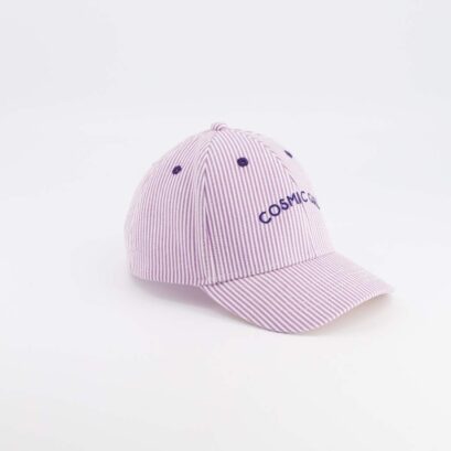 Casquette Cosmic Girl Rayures Lilas