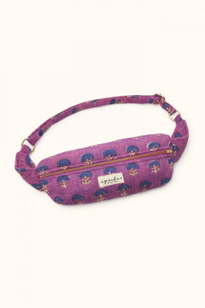 Sac Banane Florets Fushia