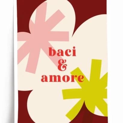 Affiche Baci & Amore - A5