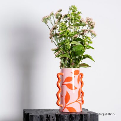 Vase Fuego Floral – Image 2