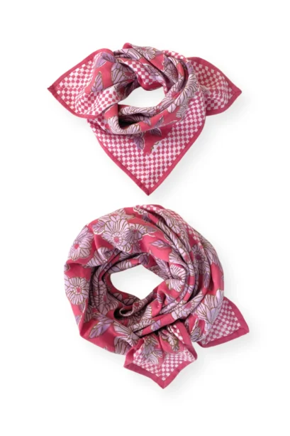 Foulard Latika Bloom Magenta – Image 3