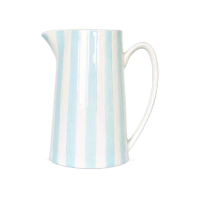 Pichet Rayures Bleu Givré – Image 2