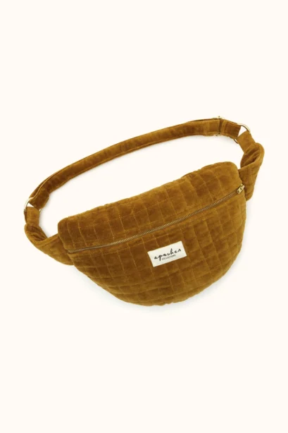 Big Sac Banane Velours Tapenade