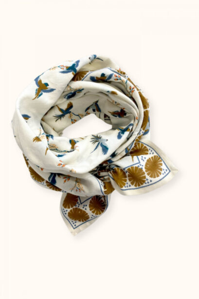 Foulard Latika Cerisier - Fleur de Vanille