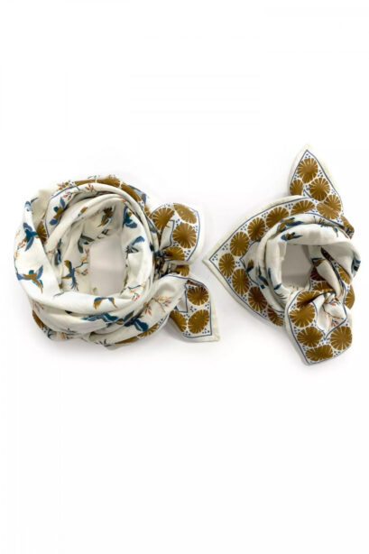 Foulard Latika Cerisier - Fleur de Vanille – Image 2
