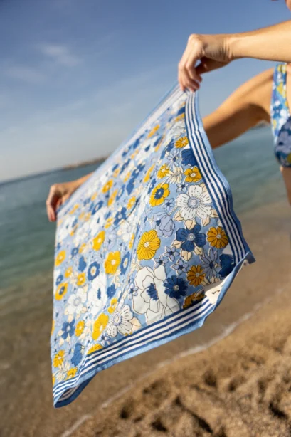 Foulard Manika Joy Océan – Image 2