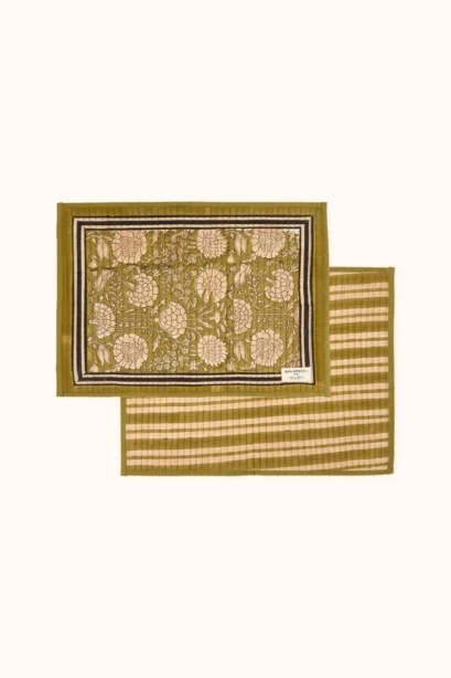 Set de Table Pallavi Olive