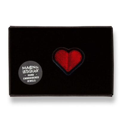 Broche Coeur Rouge – Image 3
