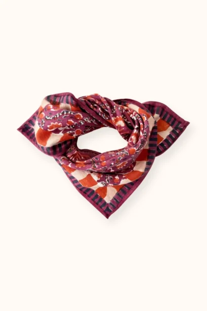 Foulard Manika Cactus Cherry