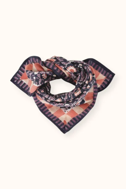 Foulard Manika Cactus Navy